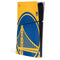 NBA Golden State Warriors Large Logo PS5 Slim Digital Edition Console Skin